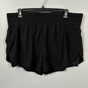 MTA Sport Black Women's Athletic Shorts 2X